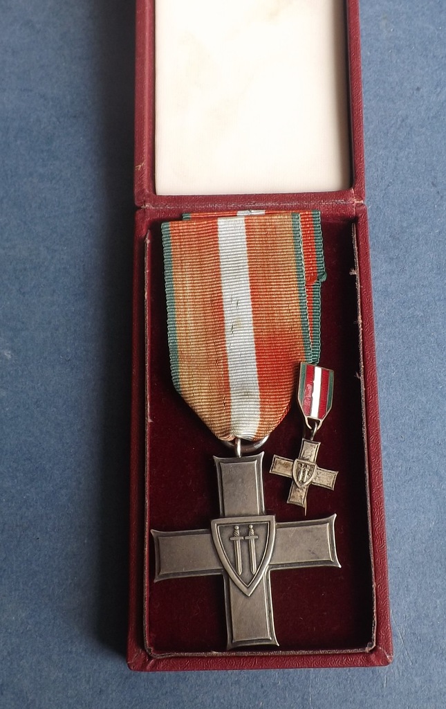 Order Krzyża Grunwaldu 3 kl. wz. z 1944r.+ miniat.