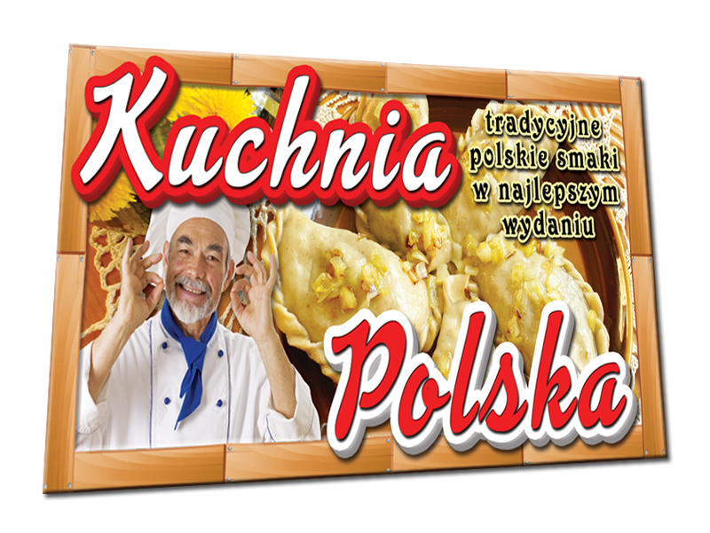 BANER REKLAMA SZYLD bar kuchnia polska restauracja
