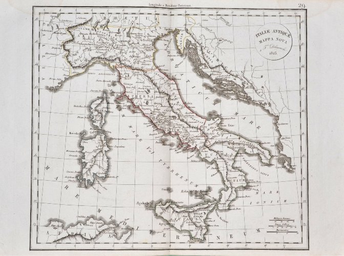 ANTYCZNE WŁOCHY SYCYLIA SARDYNIA KORSYKA 1825