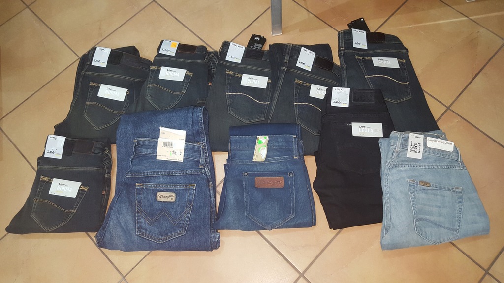 Spodnie LEE zestaw 10 par różne spodnie (4)