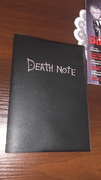 death note notatnik zeszyt notes anime otaku goth
