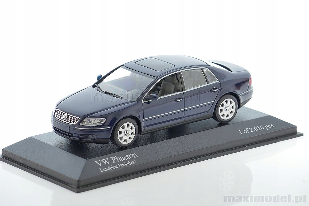 VOLKSWAGEN PHAETON 2002 1/43 MINICHAMPS 400051000