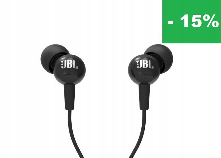 Słuchawki JBL C100 Czarne