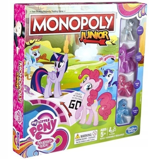MONOPOLY JUNIOR MY LITTLE PONY GRA PLANSZOWA PL