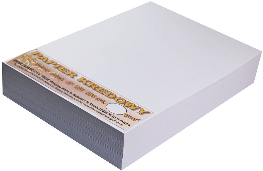 Papier kredowy 250 g 50 ark Mat/Błysk A4