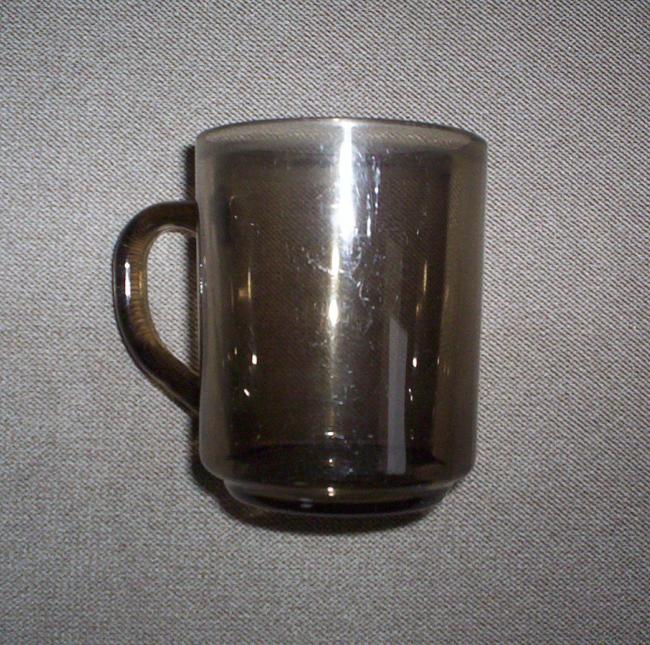 Szklanka czarna z uchem 250ml