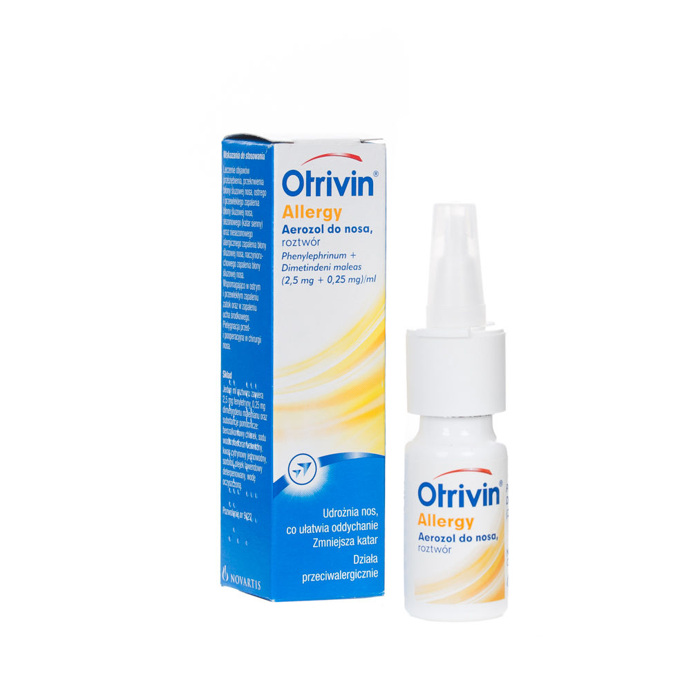 Otrivin Allergy aerozol do nosa 15 ml APTEKA P-Ń
