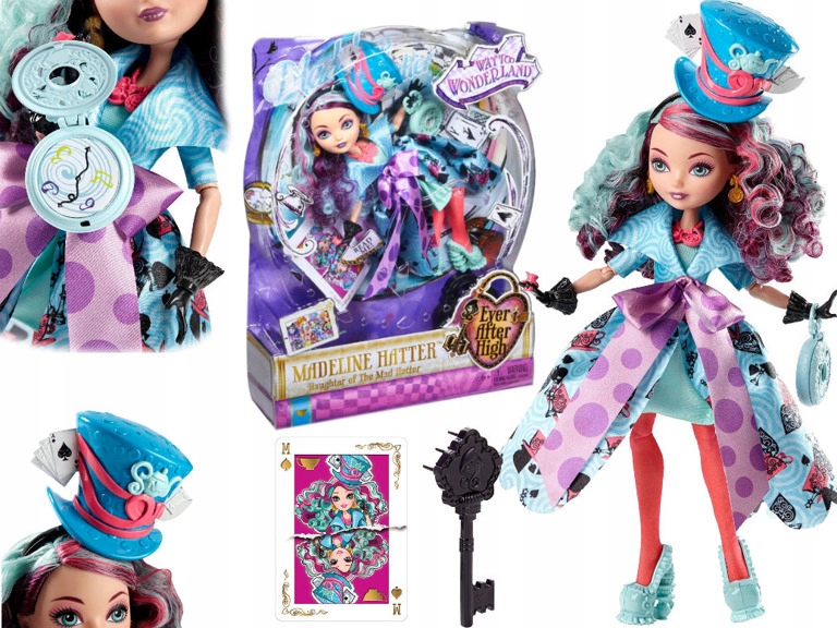 Ever After High W Krainie Czarów EVER AFTER HIGH W KRAINIE CZARÓW MADELINE HATTER - 7238535888