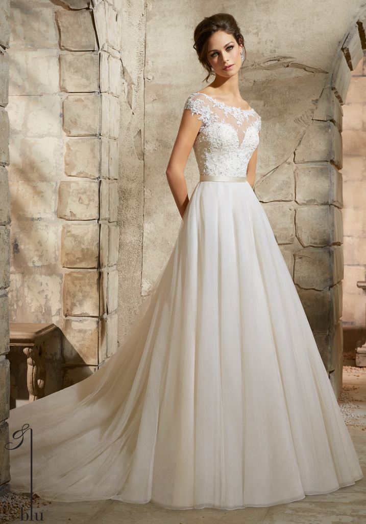 PIĘKNA SUKNIA ŚLUBNA MORI LEE 5362 ROZMIAR 34
