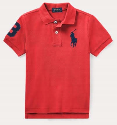 Polo RALPH LAUREN kids chłopiec 5 lat logo t-shirt