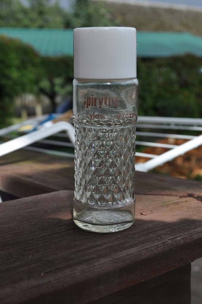 STARA BUTELKA PRL SPIRYTUS SALICYLOWO-BRZOZOWY