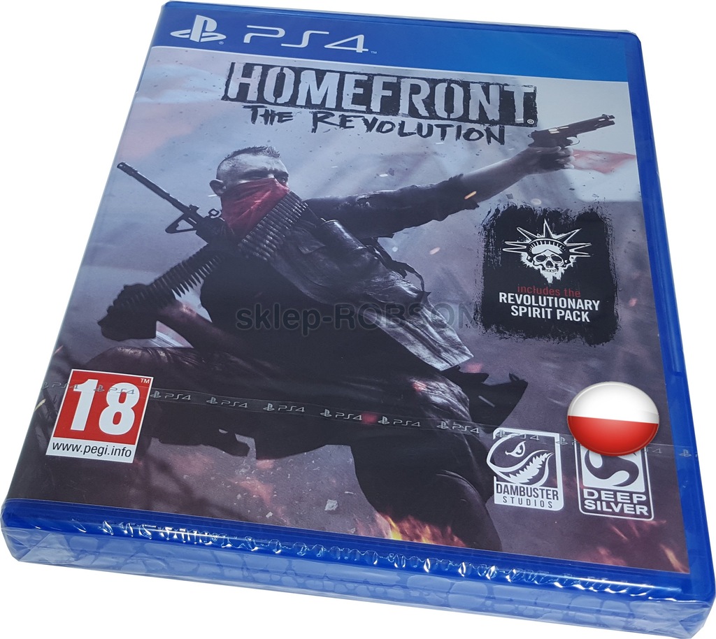 HOMEFRONT THE REVOLUTION PS4 NOWY PL + DLC