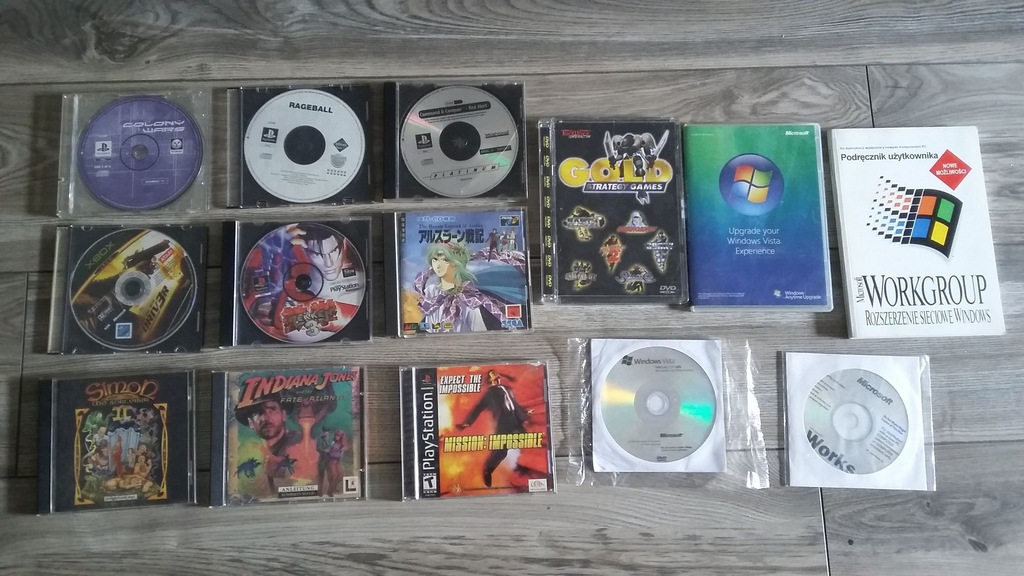 stare gry na PC, SEGA CD, xbox, PSX, windows vista