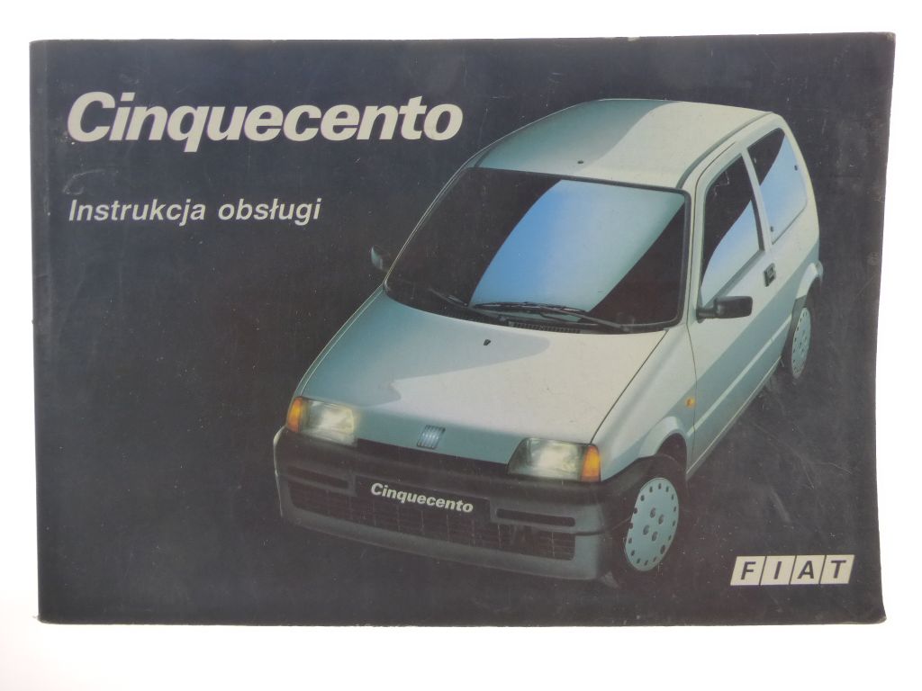 Fiat Cinquecento Instrukcja obsługi /A8120/ 7300573015