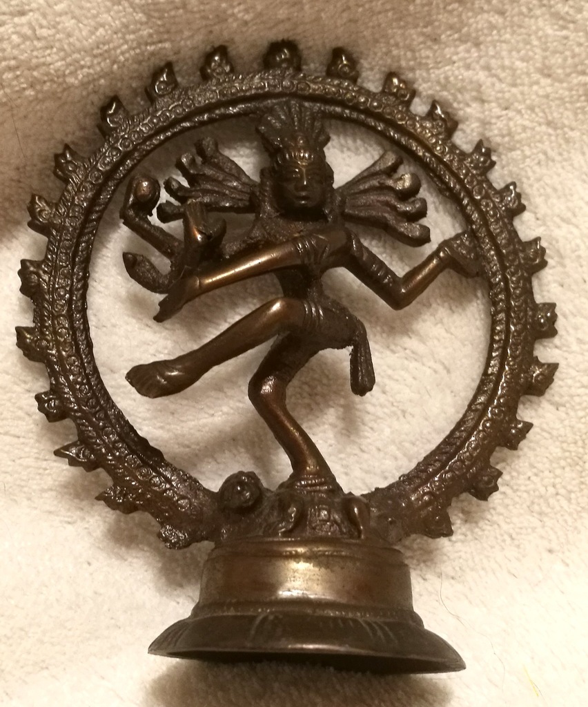 Figurka bogini KALI India mosiężna 