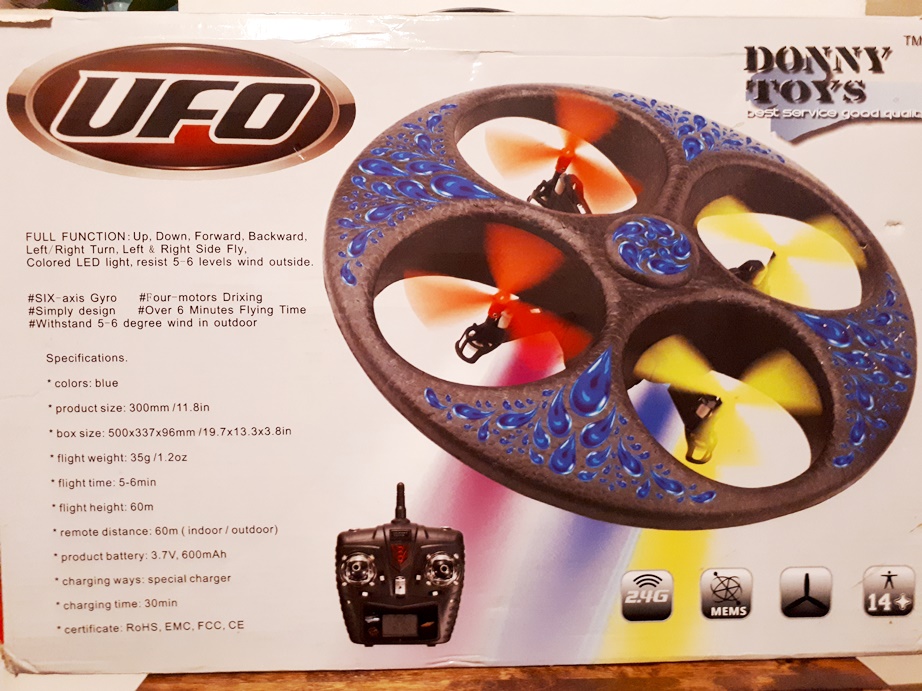 Dron UFO Donny Toys