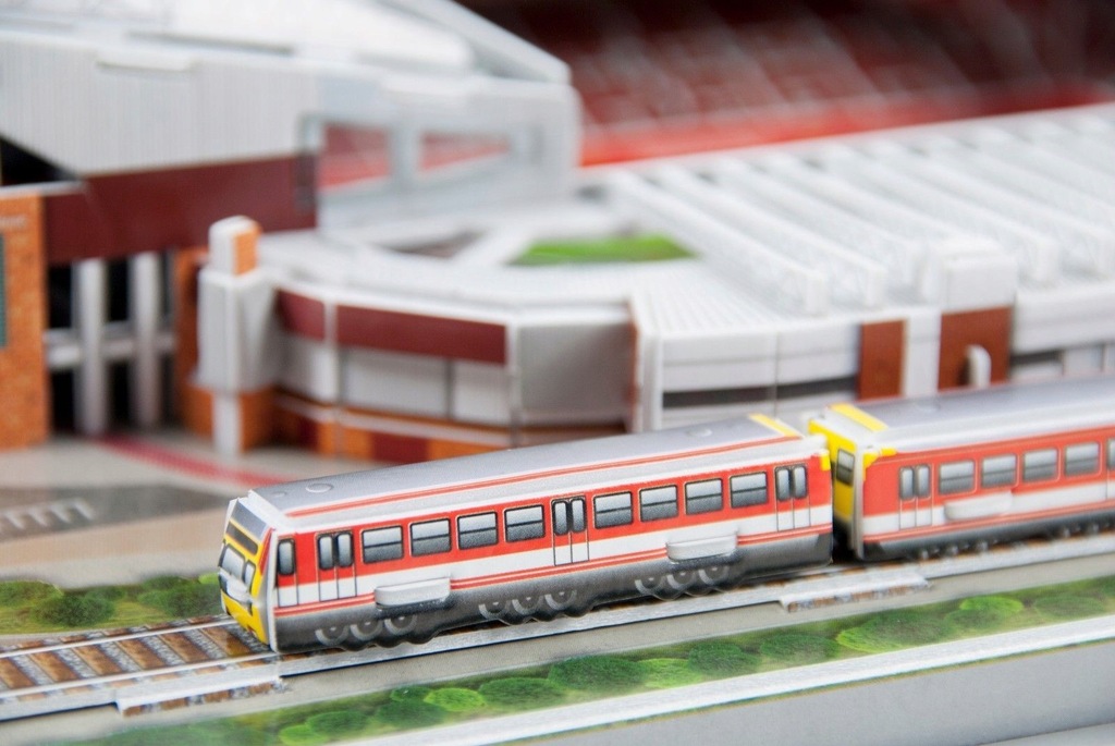 PUZZLE 3D stadion MANCHESTER UNITED Old Trafford 6484345605 oficjalne archiwum Allegro
