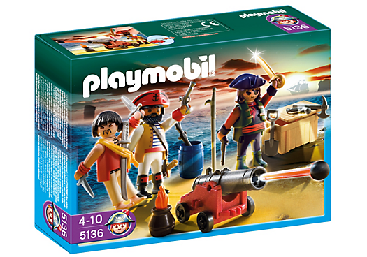Playmobil Piraci Piraci z arsenałem broni 5136