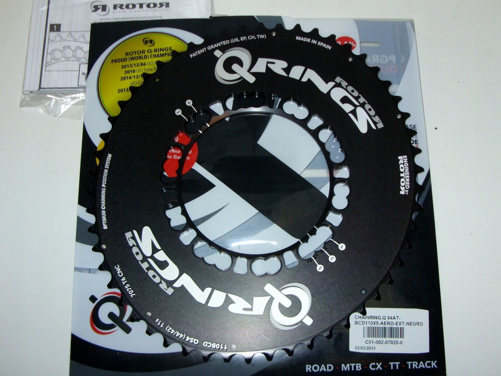 ZĘBATKA ROTOR QRINGS AERO 54T 110BCD OWAL 50 7631139441