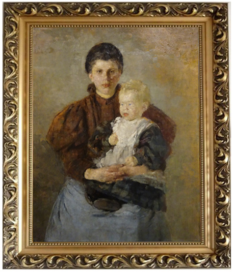OBRAZ PIASTUNKA O. BOZNAŃSKA 76X66 MACIERZYŃSTWO