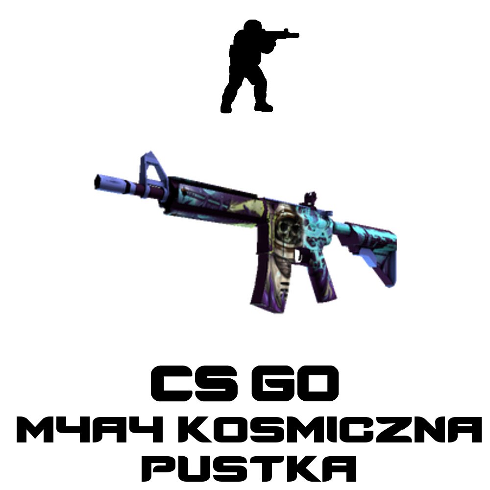 CS:GO M4A4 KOSMICZNA PUSTKA WW 2/5 PSC SMS FIRMA