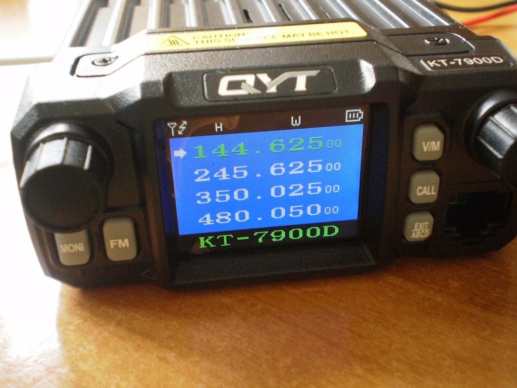 TRANSCEIVER FM CZTEROPASMOWY QYT KT-7900D - 7390271864 - oficjalne ...