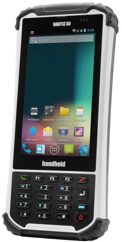 Nautiz X8 - komputer pancerny, kontoler GPS, pda