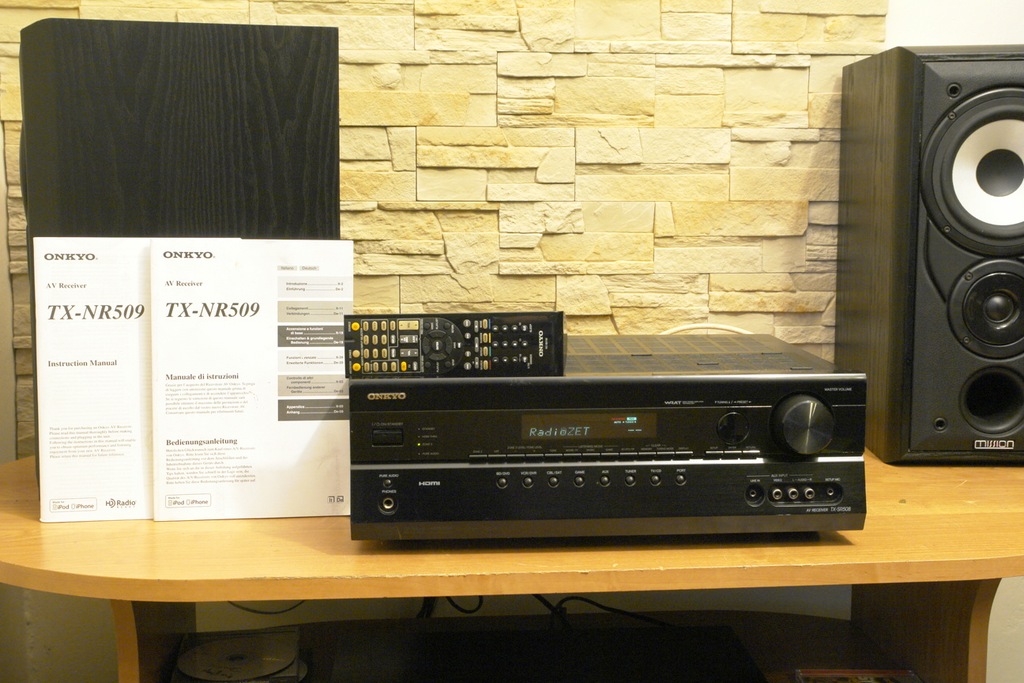 ONKYO TX-SR508 + PILOT + INSTRUKCJA # 7.1 # HDMI 
