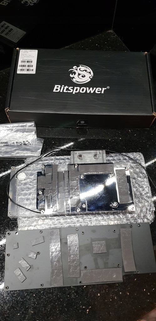 Blok wodny BitsPower GeForce 1018 TI + backplate