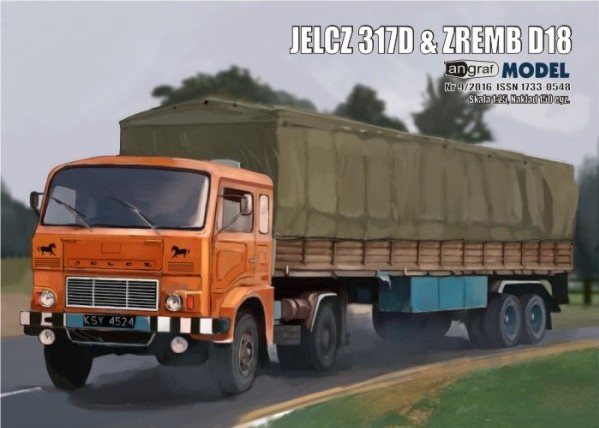 Samochód Jelcz 317D & ZREMB D18, skala 1:25