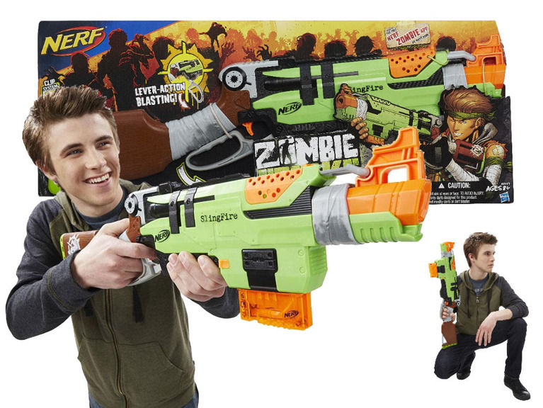 Nerf Zombie Strike Wyrzutnia Slingfire 20m A6563 7137620371 Oficjalne Archiwum Allegro