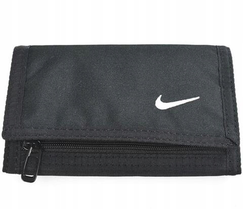 NIKE PORTFEL BASIC WALLET SPORTOWY ORYGINAŁ CZARNY