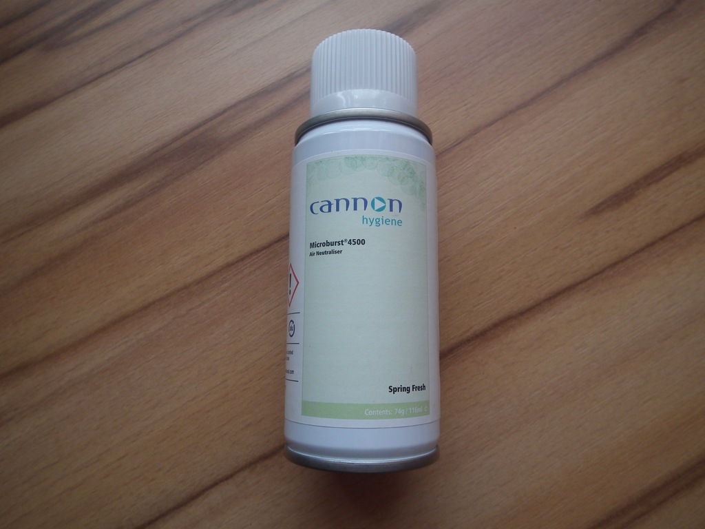 Odświeżacz powietrza Cannon hygiene microburst 450