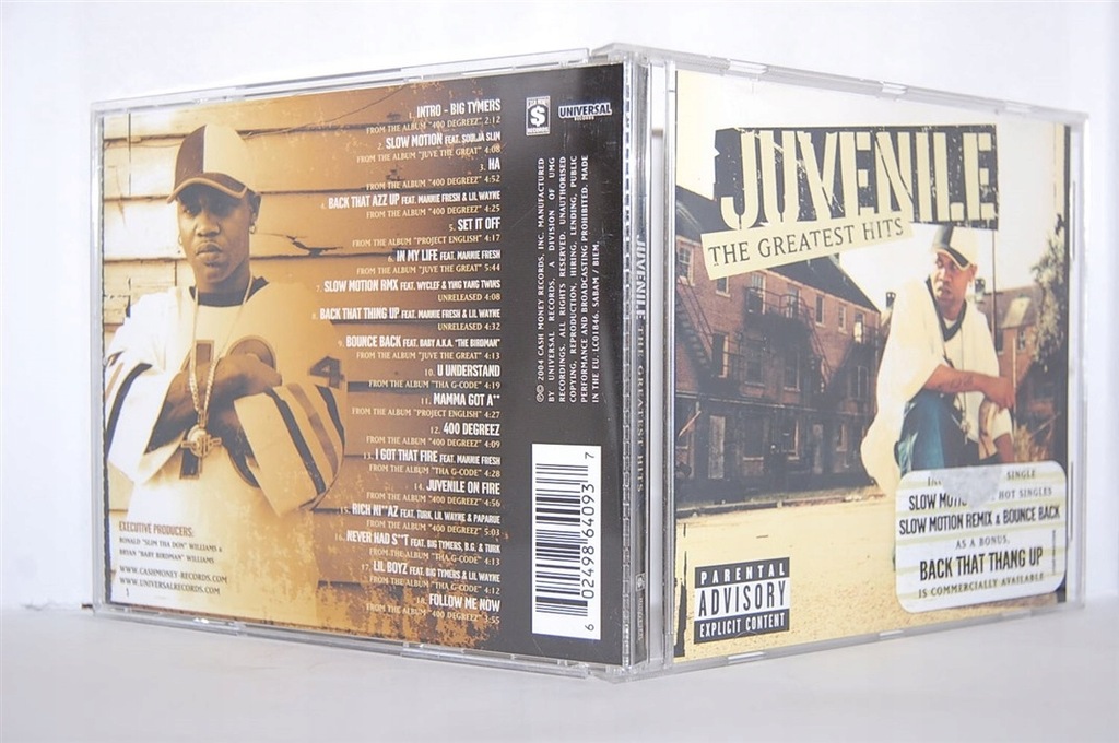 JUVENILE The Greatest Hits (CDALBUM) 7673976207 oficjalne