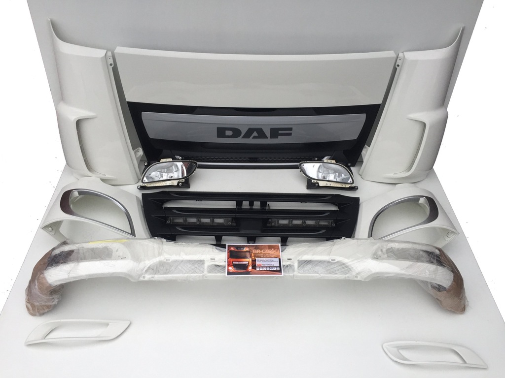 DAF XF 106 CF euro6 Zderzak Grill Lampa Atrapa