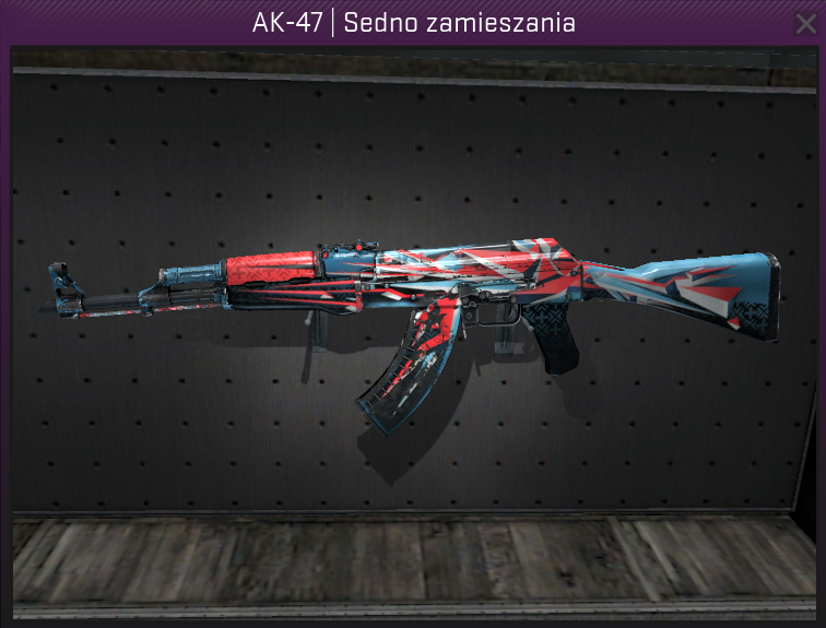 AK-47 SEDNO ZAMIESZANIA Point Disarray CS GO skin