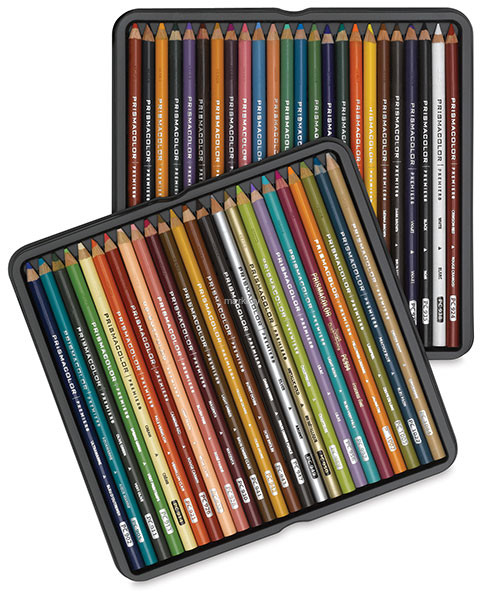 prismacolor metallic colored pencils