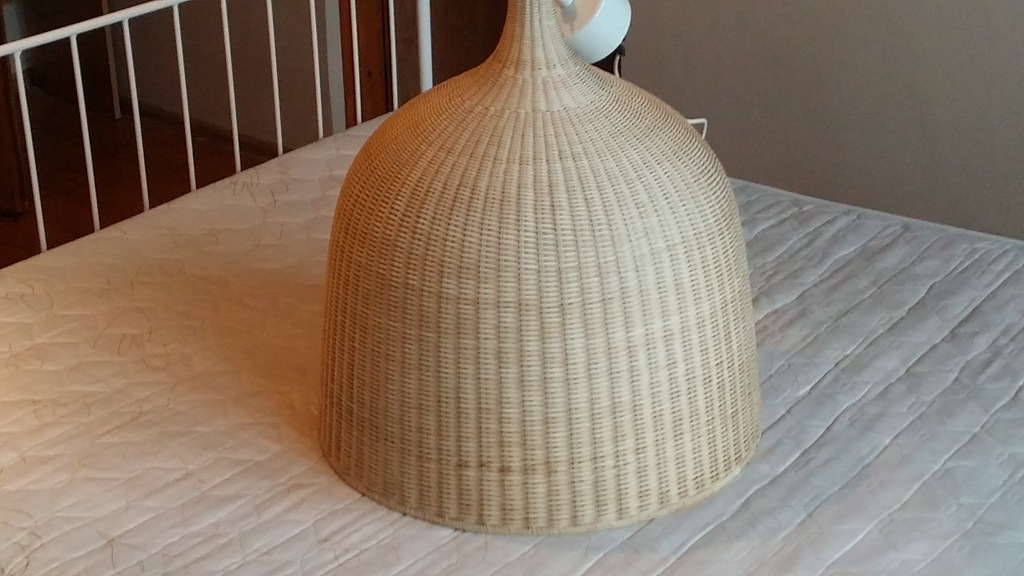 Lampa IKEA wisząca Leran wiklina rattan 7254070719 oficjalne