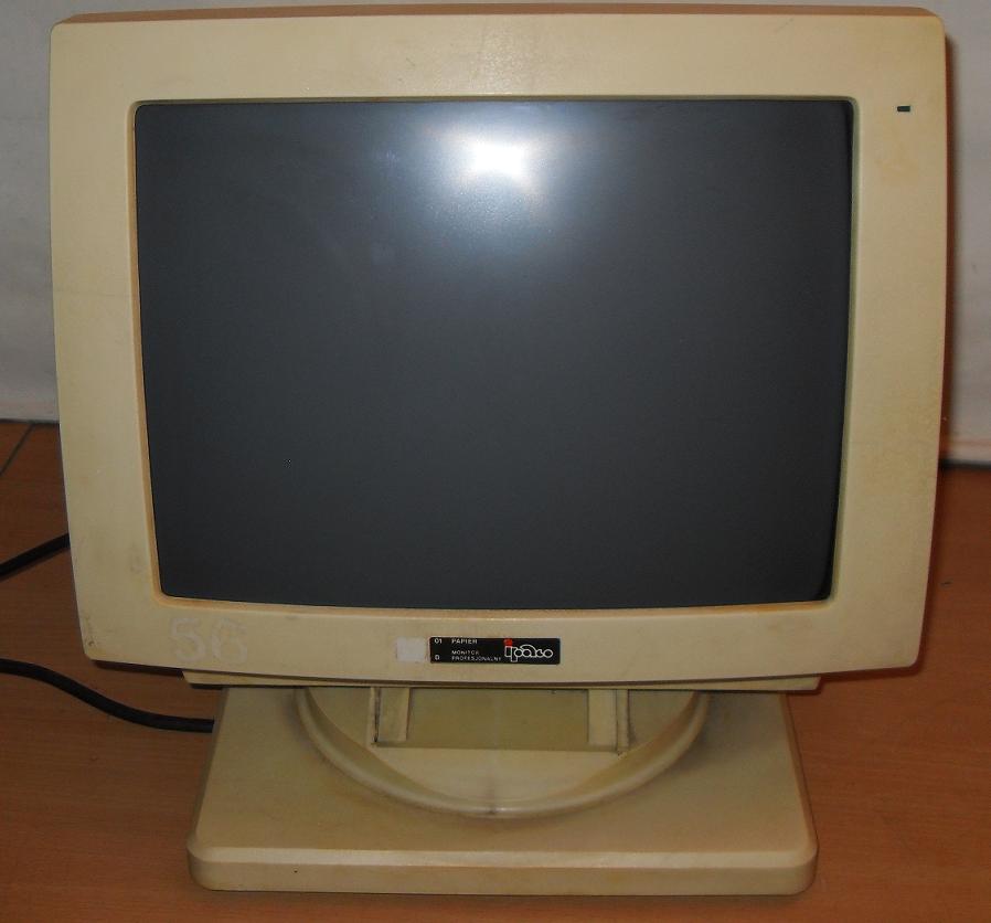 STARY POLSKI MONITOR PROFESJONALNY IPACO 1988