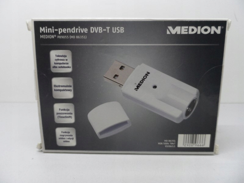 PENDRIVE TV DVBT MEDION P89055