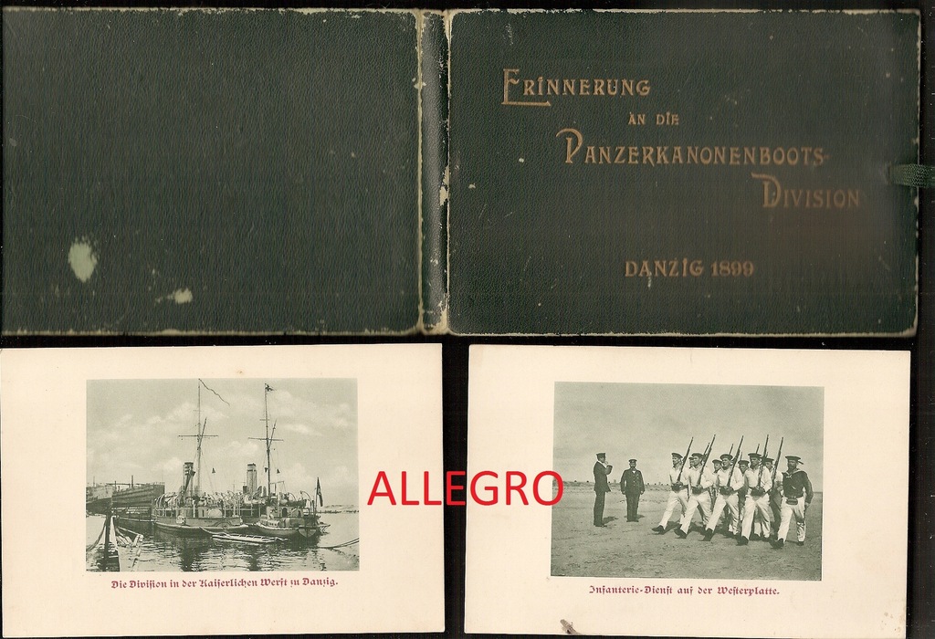 GDAŃSK-WESTERPLATTE (DANZIG)PANZERKANONENBOOT 1899