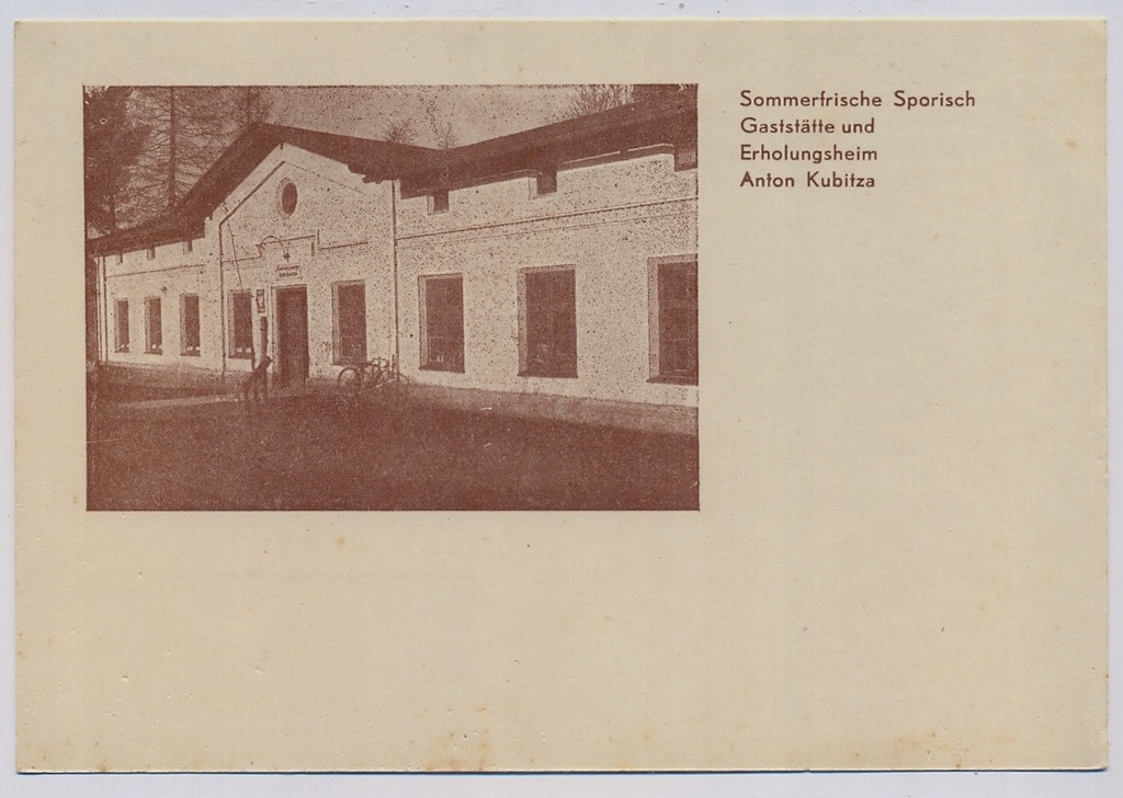 Żywiec Sporysz ok.1940r. Restauracja u Kubicy o520