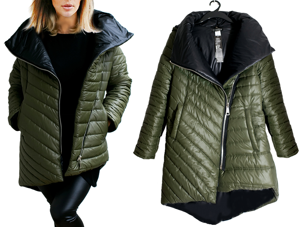 KURTKA PIKOWANA ZIMOWA PARKA RAMONESKA XXXL 44 46