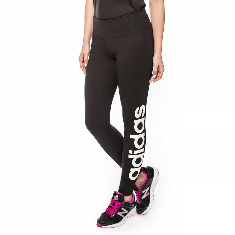 Adidas legginsy Linear logo dziewczynki czarne 110