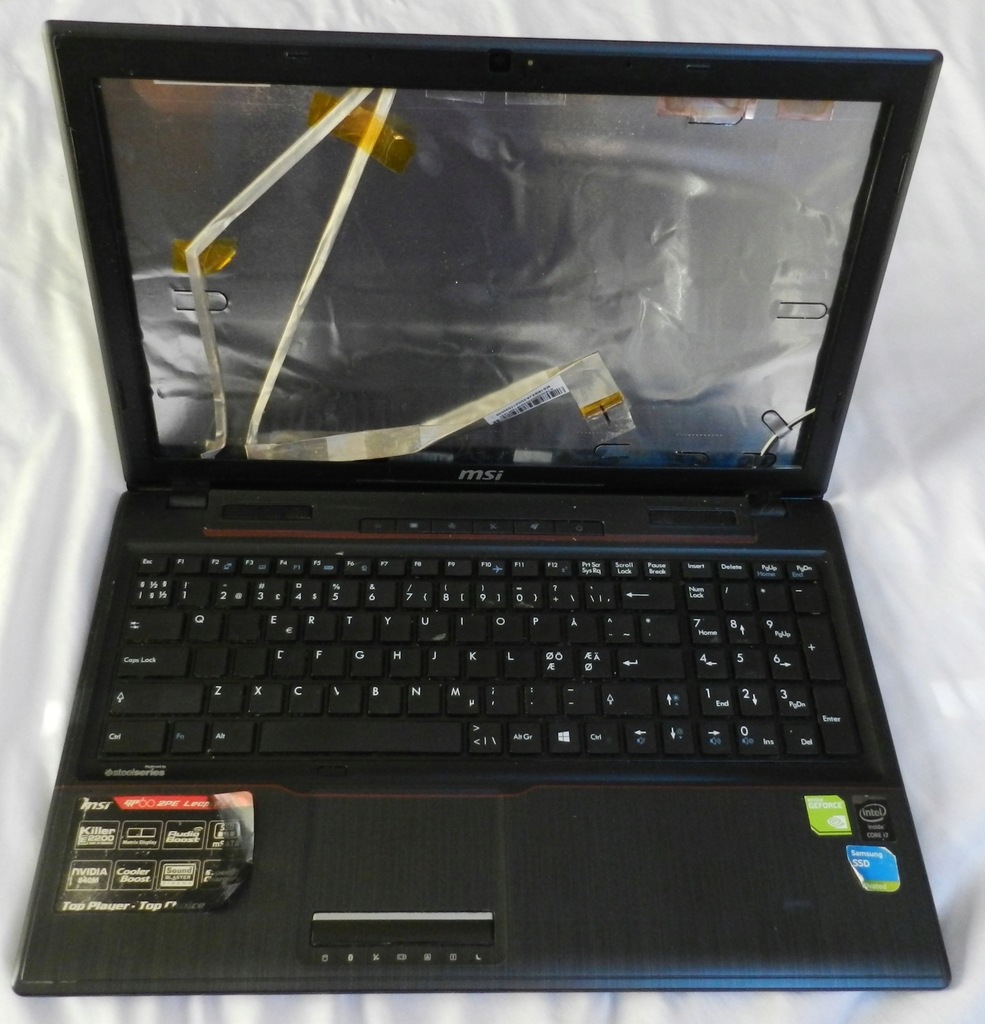 laptop MSI GP60 2PE LEOPARD MS-16GH CORE i7 BRAKI