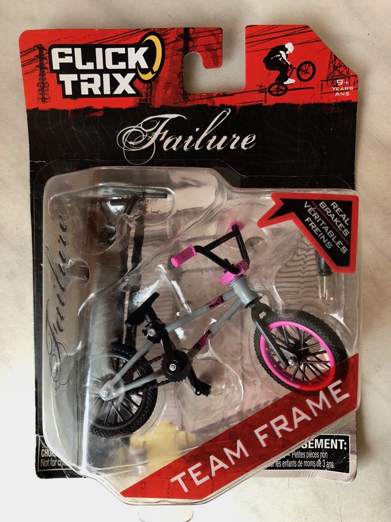 Finger Bike metalowo-plastikowy FLICK TRIX