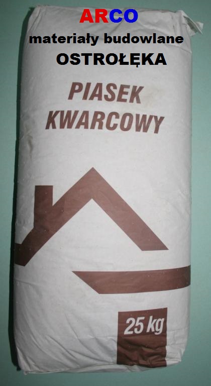 PIASEK KWARCOWY Tynkarski  op.25 kg - RÓŻAN