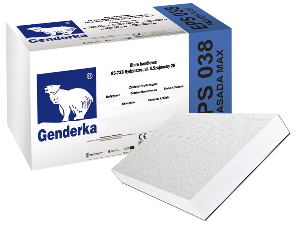 Styropian Genderka EPS-038 Fasada Max Fasadowy