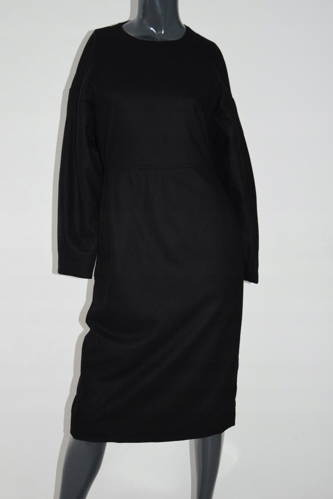 cos czarna sukienka wełna kieszenie 34/36 - 7617131404 - oficjalne archiwum  Allegro