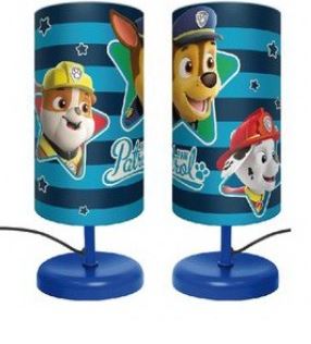 Lampka Psi Patrol biurkowa PAW nocna na szafkę blu